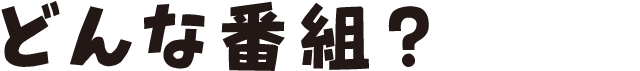 どんな番組?