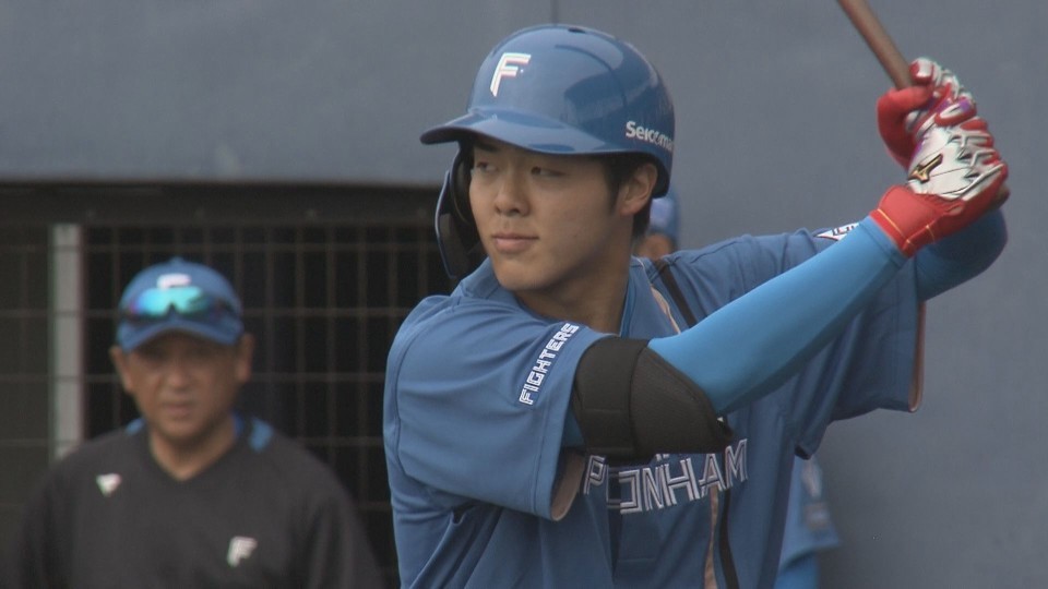 バッティングでポテンシャルを魅せたたラフト1位ルーキー柴田獅子投手（18）