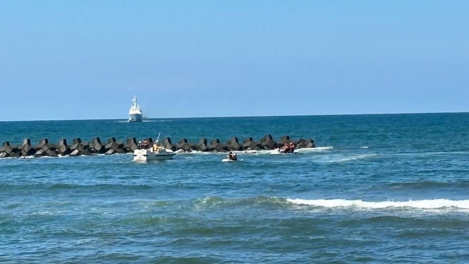 20代ベトナム人男性が海水浴をしていた海岸（11日午後　北海道小樽市）