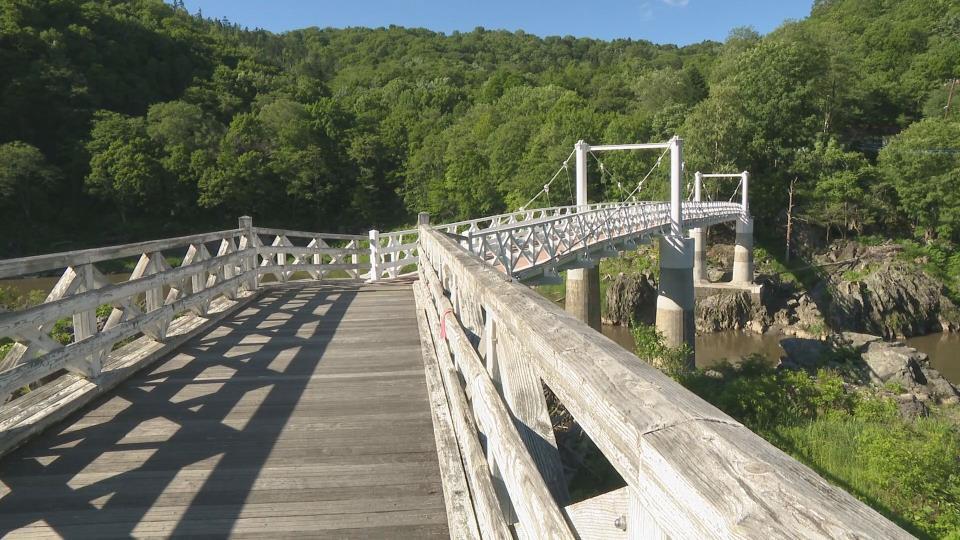 事件現場（北海道旭川市・神居大橋）