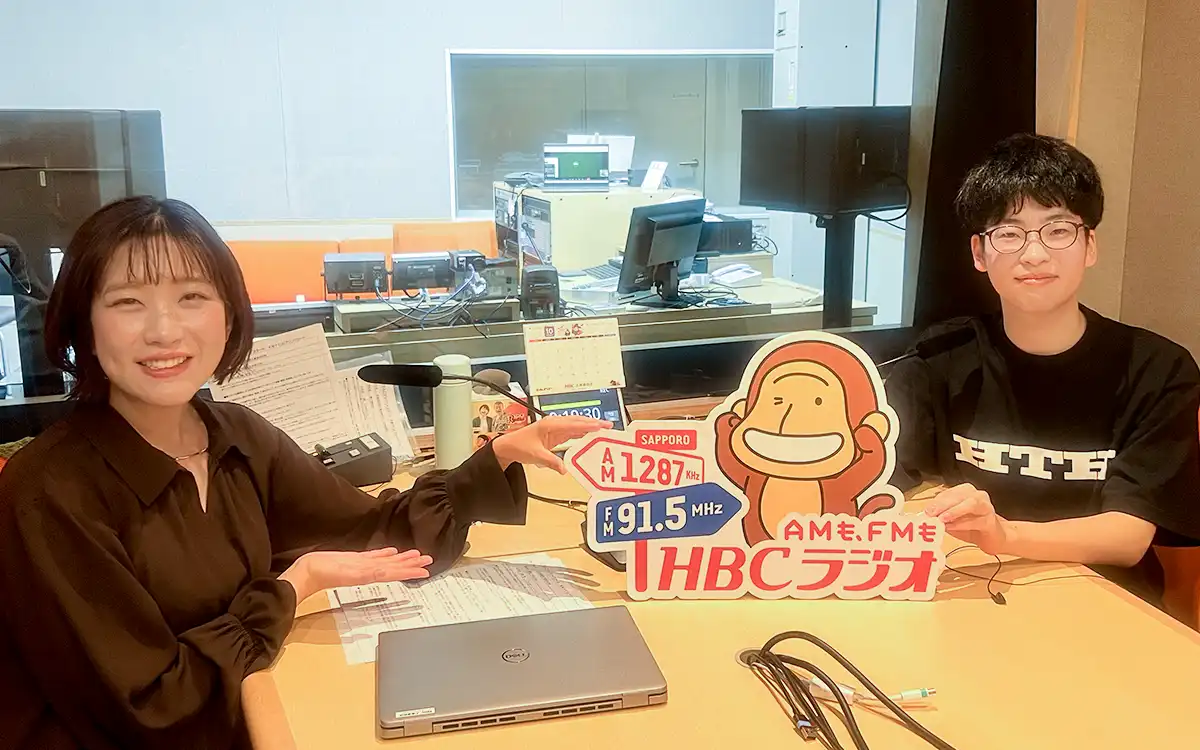 三嶋碧さんインタビューの様子（写真）