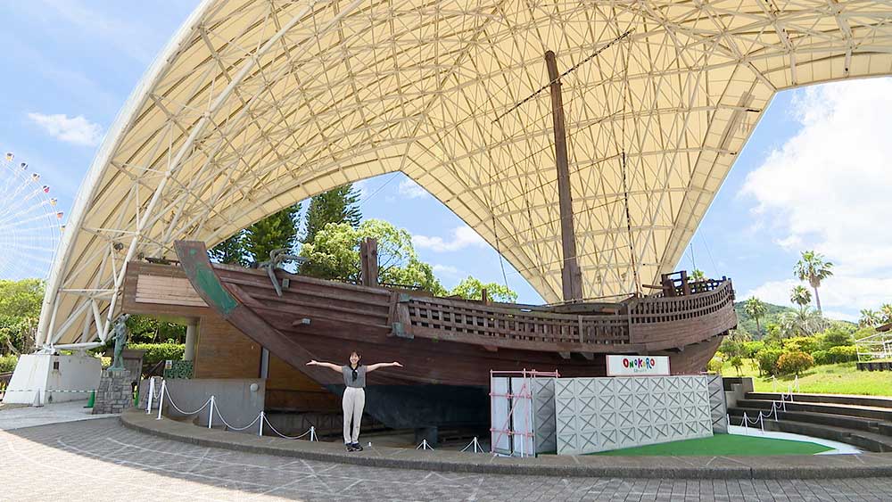 高田屋嘉兵衛が使った北前船の大きさに驚き（写真）