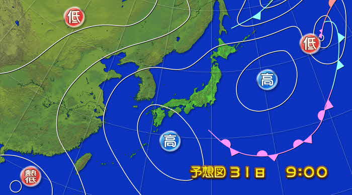 予想天気図 Hbc北海道放送